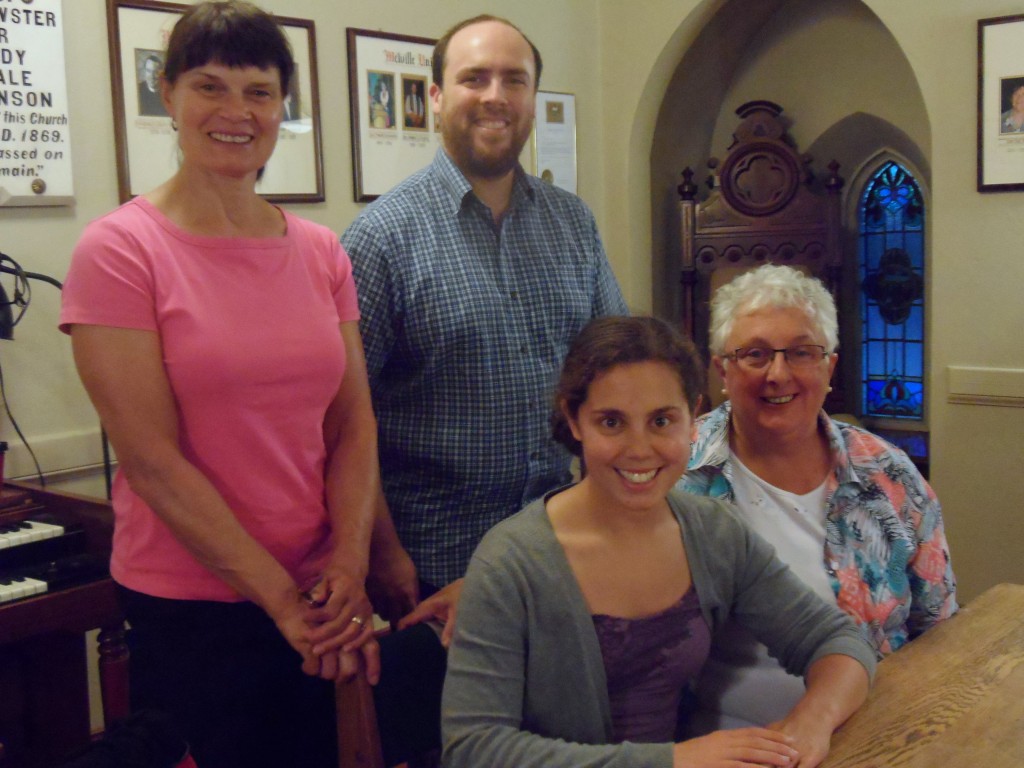 From left to right, Merrill Pierce, Gord Spence, Kelly Moores, and Kate Gregory.